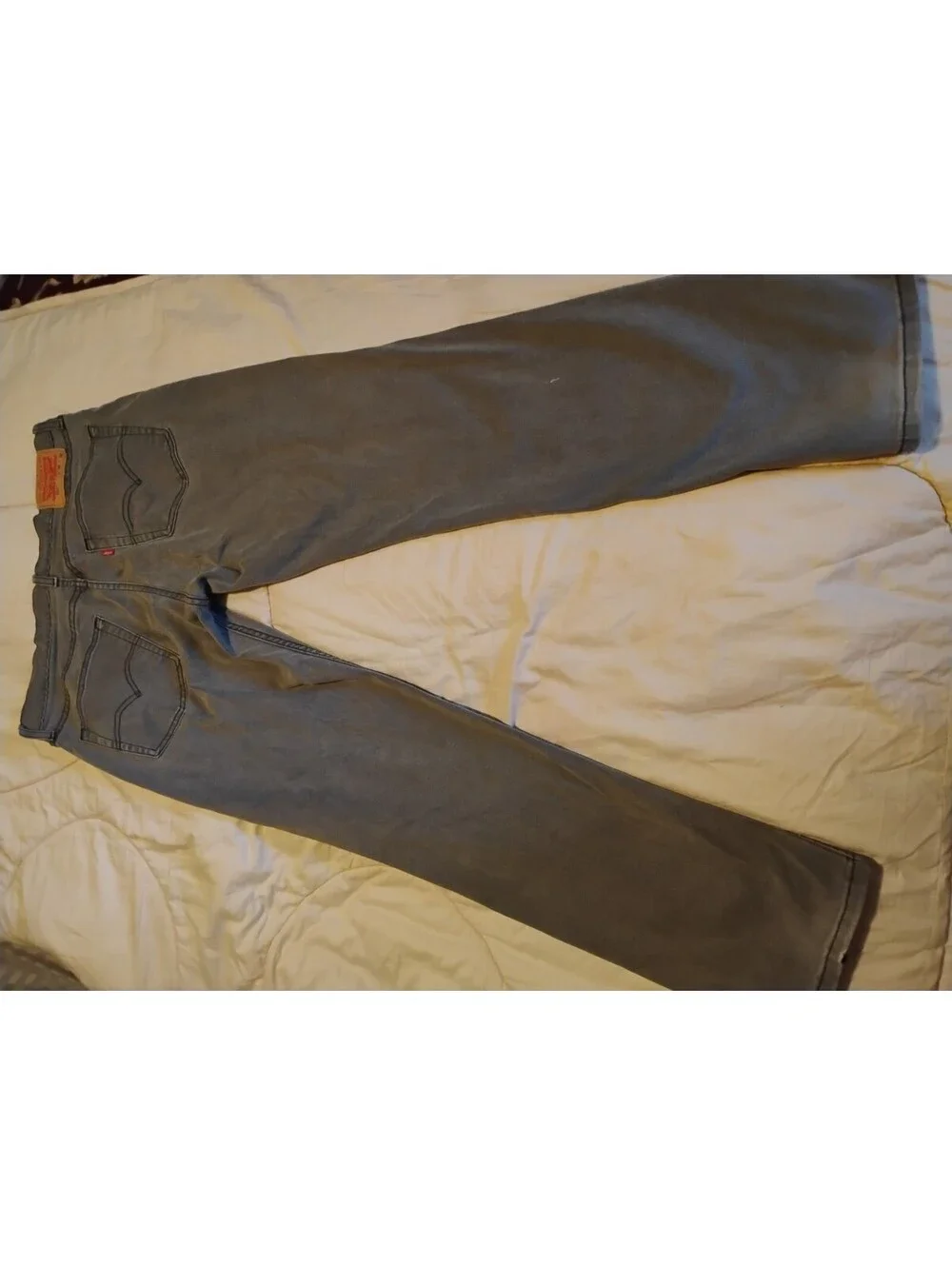 Levi's Gray Straight Leg Jeans